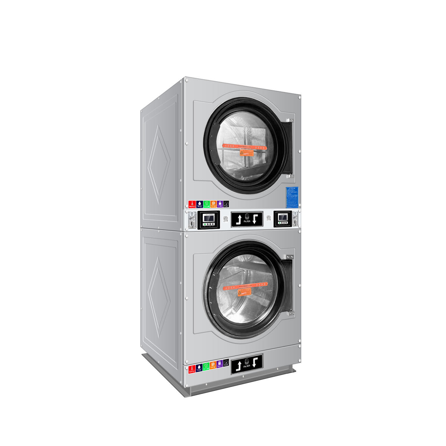 Staked coin-operated washing series